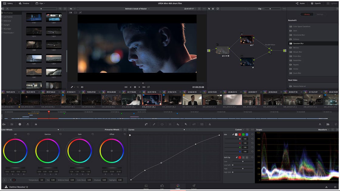 Includes DaVinci Resolve